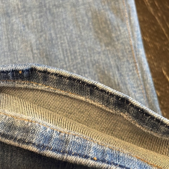 Judy Blue Denim Wide Leg Tapered Ankle Jeans Size 7/28. - Picture 11 of 16